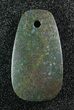 Large, Green Dinosaur Bone (Gembone) Pendant #54091-2